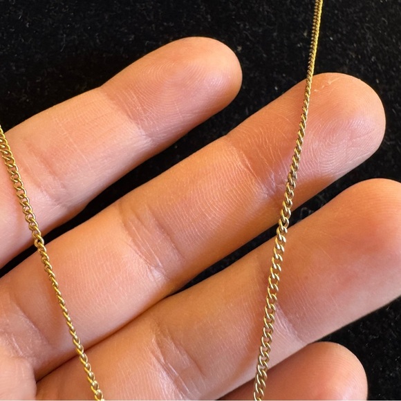 High Quality Nephrite Jade Cross Pendant with 1/20 14K Gold Filled Chain - Picture 10 of 16